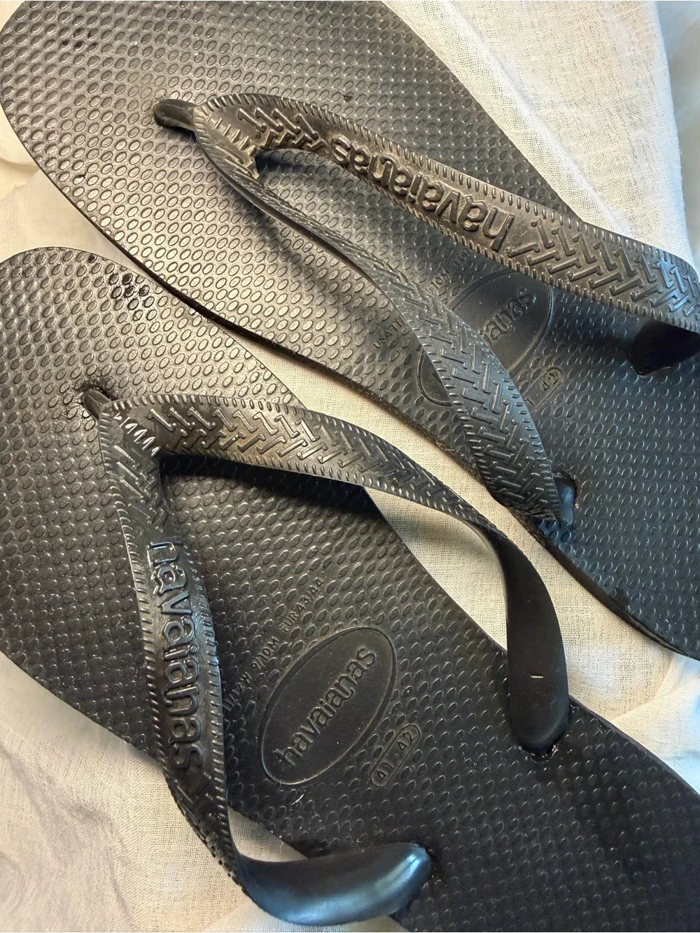 Havaianas Black rubber Flip-flops- unisex